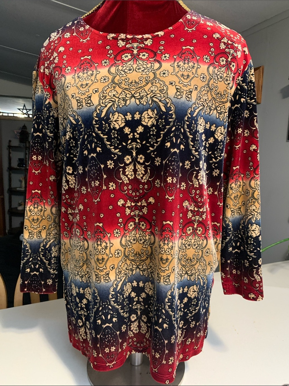 Diamond’s Velevet Tunic Top